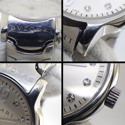 Bvlgari Watch Solo Tempo 10 Points Diamond Index Sunray Silver