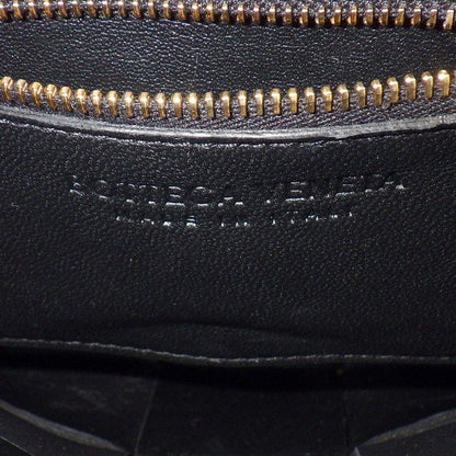 Bottega Veneta Shoulder Bag Cassette Mini Tote Black Lambskin Gold