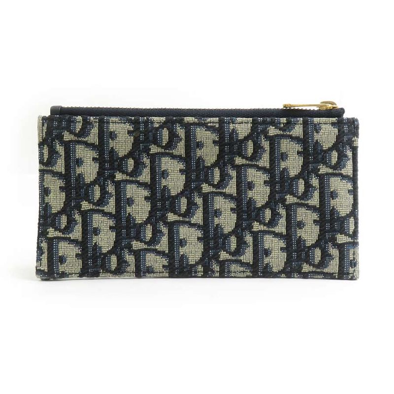 Dior Chain Wallet Oak Oblique