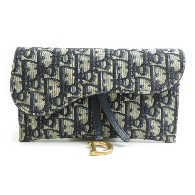 Dior Chain Wallet Oak Oblique