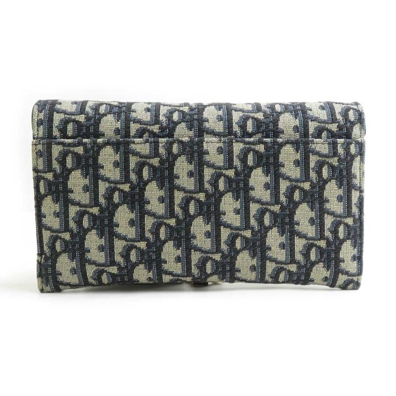 Dior Chain Wallet Oak Oblique