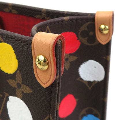 Louis Vuitton Shoulder Bag LV Yk On The Go PM Brown Multicolor Yayoi Kusama — view 7
