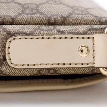 Gucci GG Supreme Canvas Beige Shoulder Bag