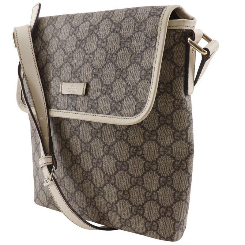 Gucci GG Supreme Canvas Beige Shoulder Bag