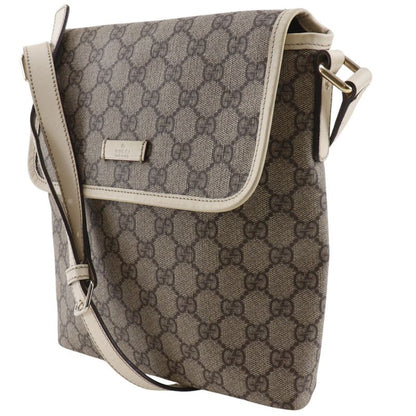 Gucci GG Supreme Canvas Beige Shoulder Bag