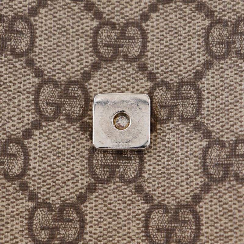 Gucci GG Supreme Canvas Beige Shoulder Bag