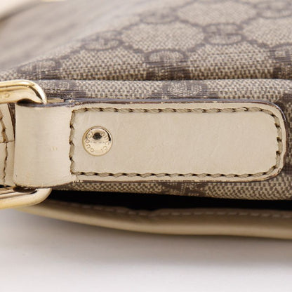 Gucci GG Supreme Canvas Beige Shoulder Bag