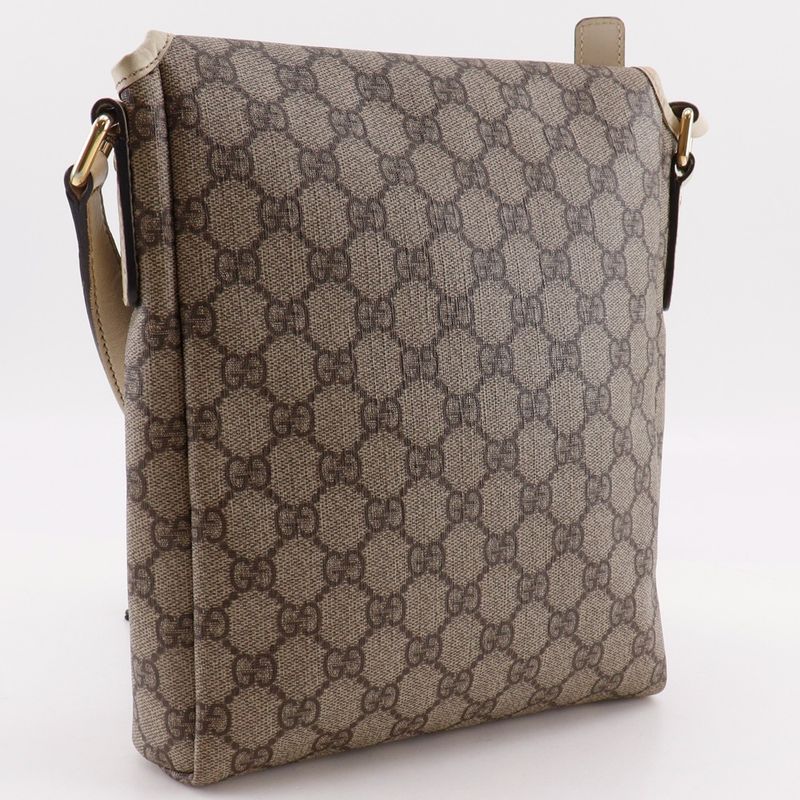 Gucci GG Supreme Canvas Beige Shoulder Bag