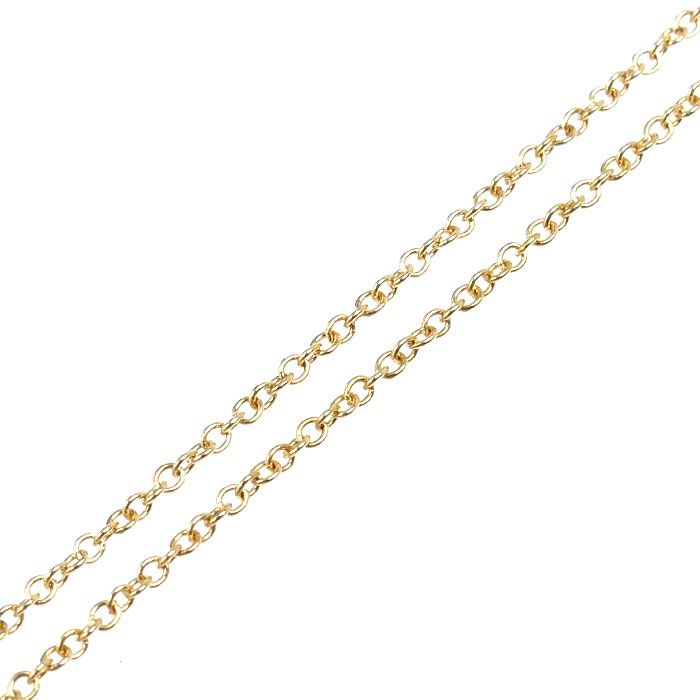 Tiffany & Co. 18K Yellow Gold Small Cross Necklace