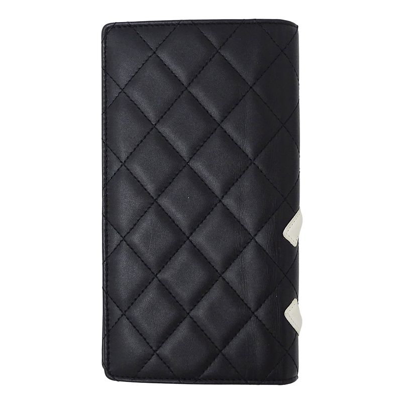 Chanel Wallet Cambon Lambskin Black Bifold