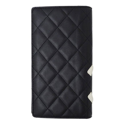 Chanel Wallet Cambon Lambskin Black Bifold