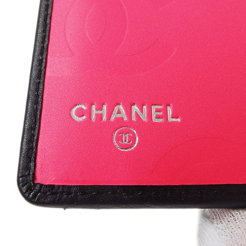 Chanel Wallet Cambon Lambskin Black Bifold