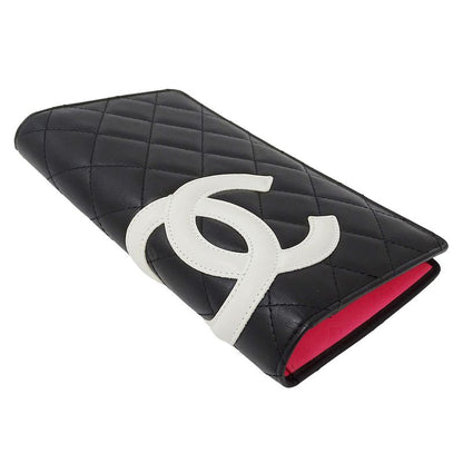 Chanel Wallet Cambon Lambskin Black Bifold