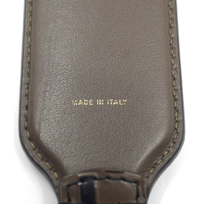 Fendi Strap You Brown Mini Gold Leather Hat