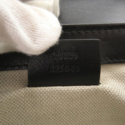 Gucci Wpouch GG Embossed Leather Black Belt Bag