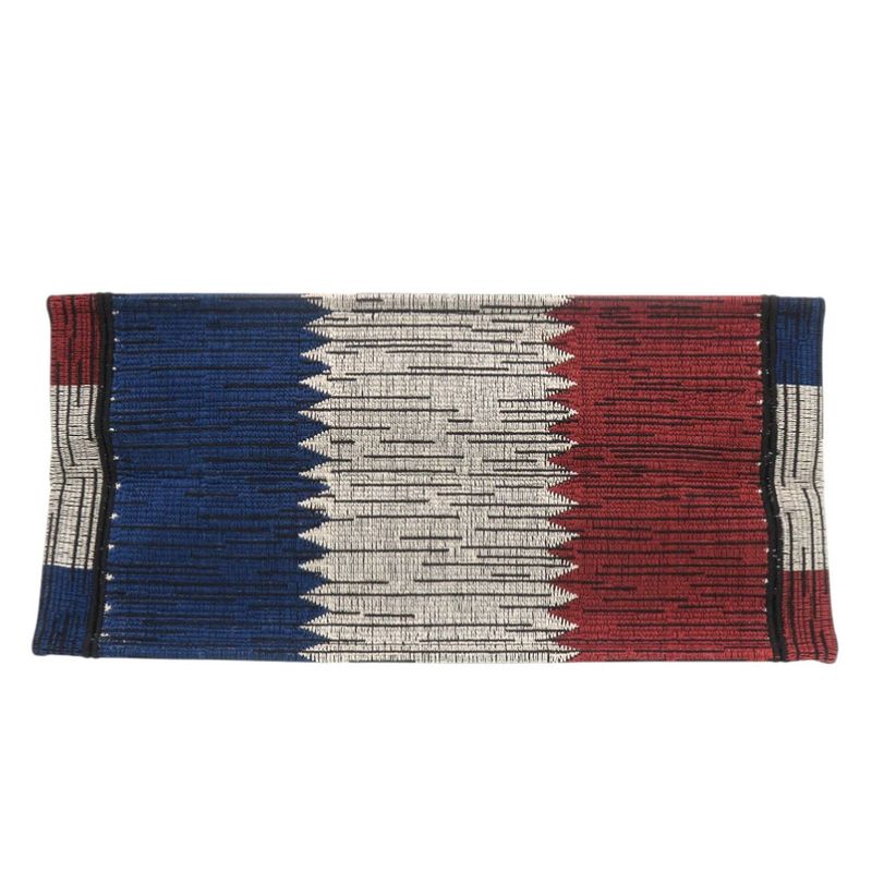 Dior Book Tote French Flag Canvas Blue Red