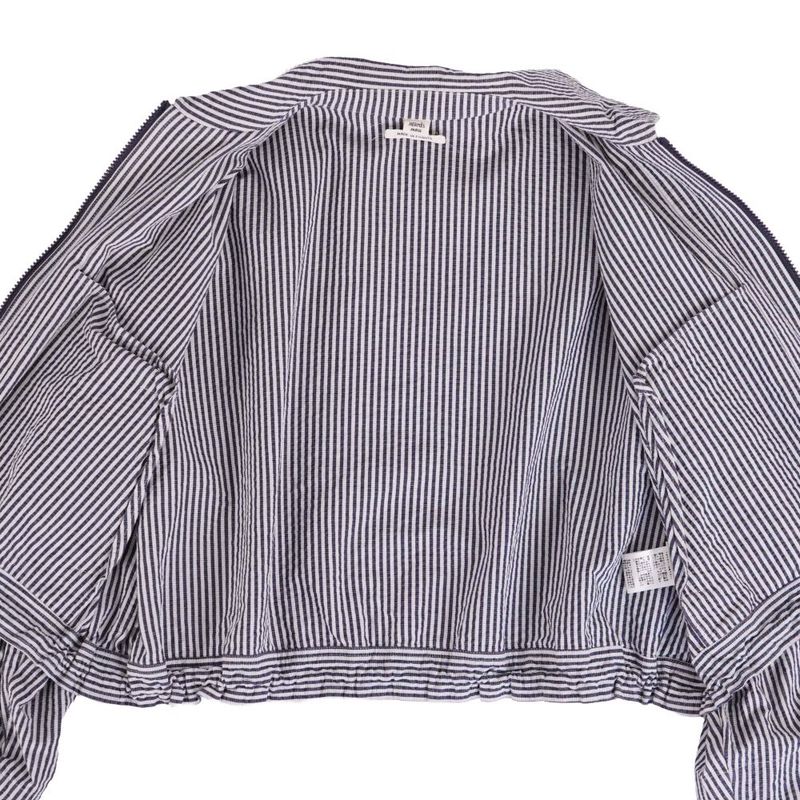 Hermes Jacket Zip Up Stripe Co