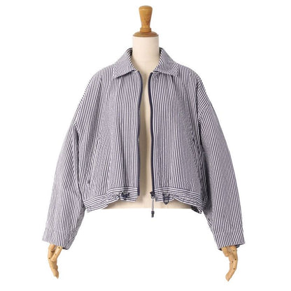 Hermes Jacket Zip Up Stripe Co