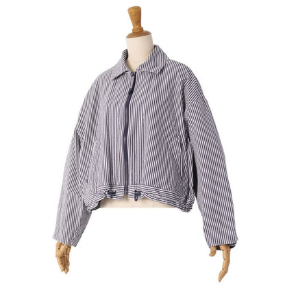 Hermes Jacket Zip Up Stripe Co
