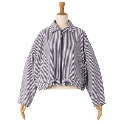 Hermes Jacket Zip Up Stripe Co