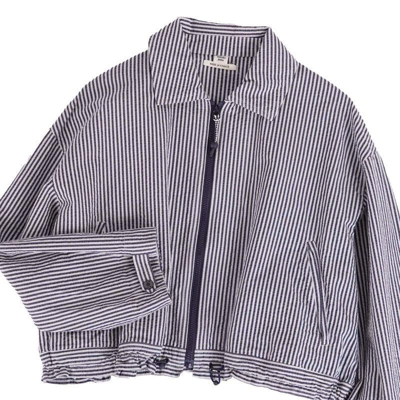 Hermes Jacket Zip Up Stripe Co
