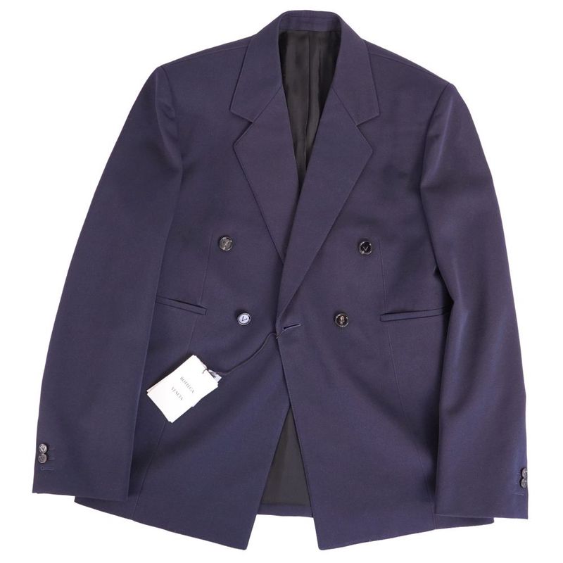 Bottega Veneta Jacket Te Wool Navy
