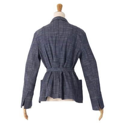 Dior Jacket Cotton Silk Indigo Bull