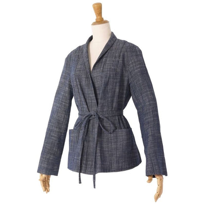 Dior Jacket Cotton Silk Indigo Bull