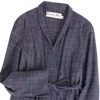 Dior Jacket Cotton Silk Indigo Bull