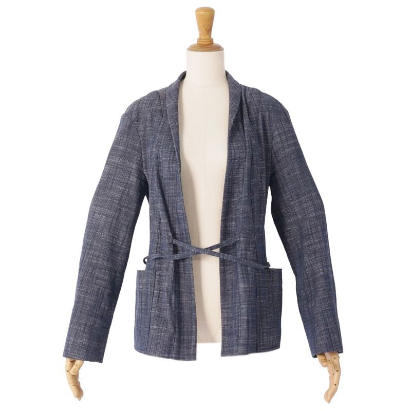 Dior Jacket Cotton Silk Indigo Bull