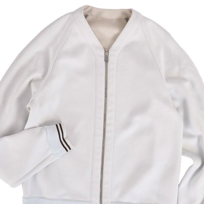 Hermes Jacket Sweatshirt Riba Beige Blue