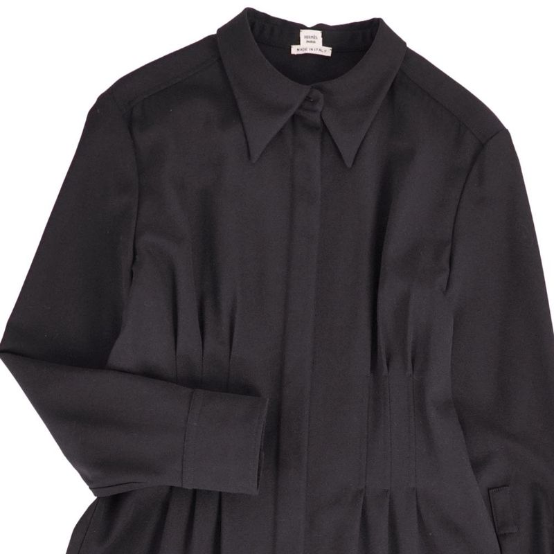 Hermes Dress Shirt Wool Top les