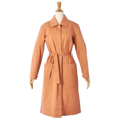 Hermes Shirt Dress with Belt Studded Cot
