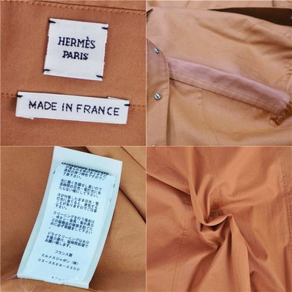 Hermes Shirt Dress with Belt Studded Cot