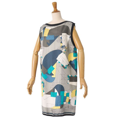 Hermes Dress Tunic Sleeveless Silk Switch