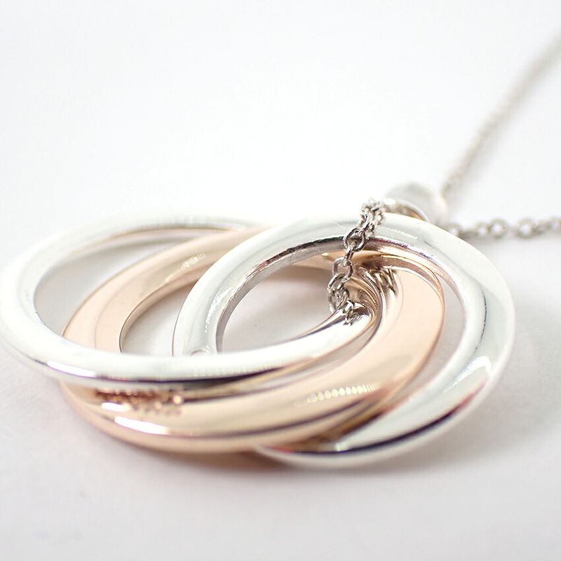 Tiffany & Co. 925 Metal Interlocking Necklace