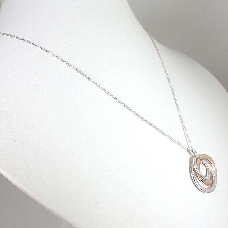 Tiffany & Co. 925 Metal Interlocking Necklace