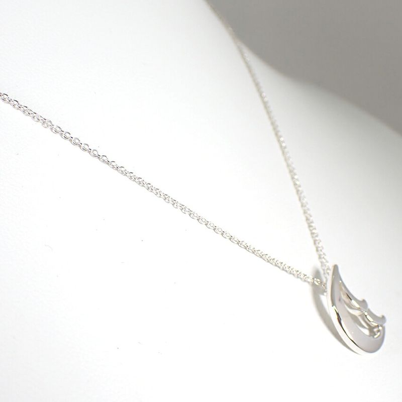 Tiffany & Co. 925 Crescent Pendant Necklace