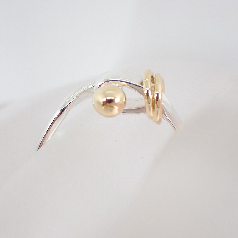 Tiffany & Co. 925 750 Hook Eye Ring