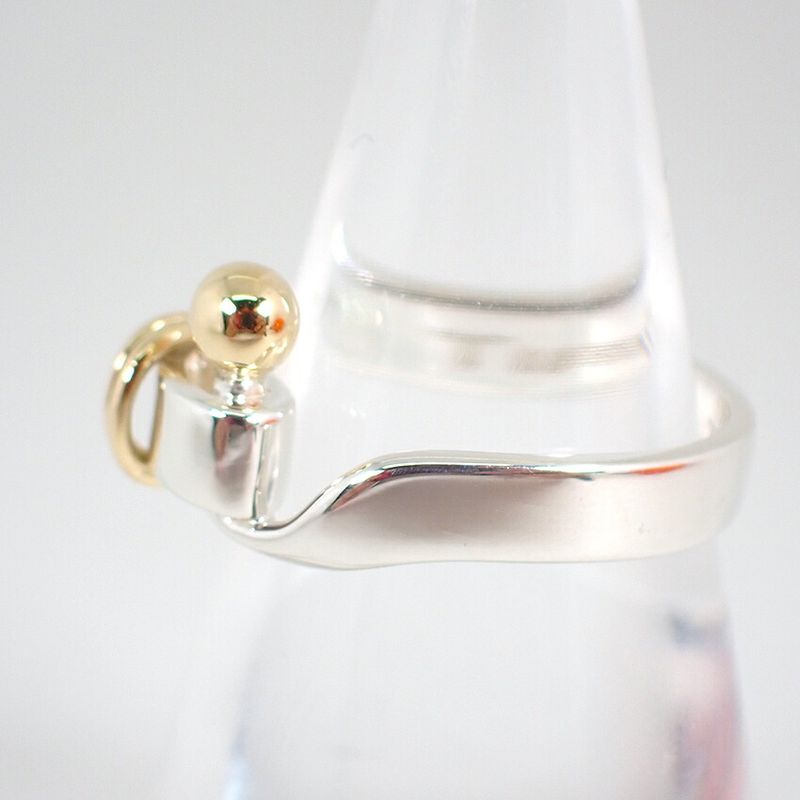Tiffany & Co. 925 750 Hook Eye Ring