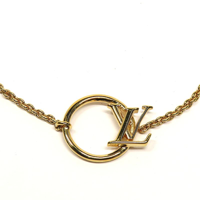 Louis Vuitton LV Eclipse Bracelet Round Circle Gold