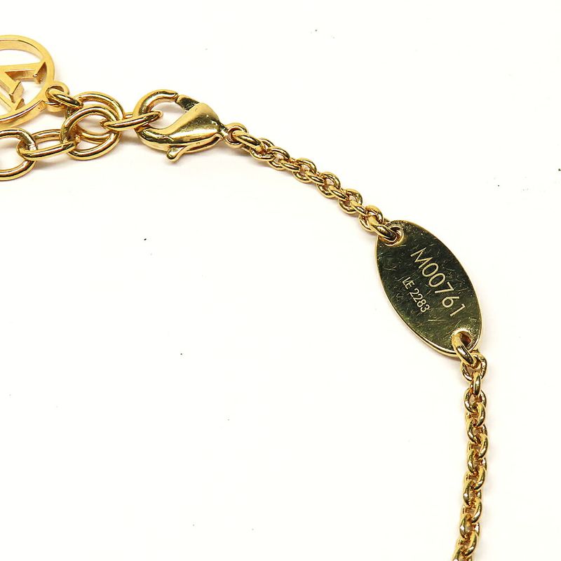 Louis Vuitton LV Eclipse Bracelet Round Circle Gold