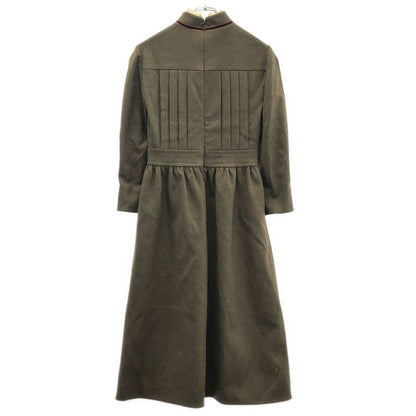 Gucci Sample Wool Dress Khaki