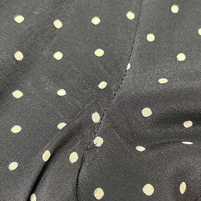 Gucci Silk Dot Dress Black 38