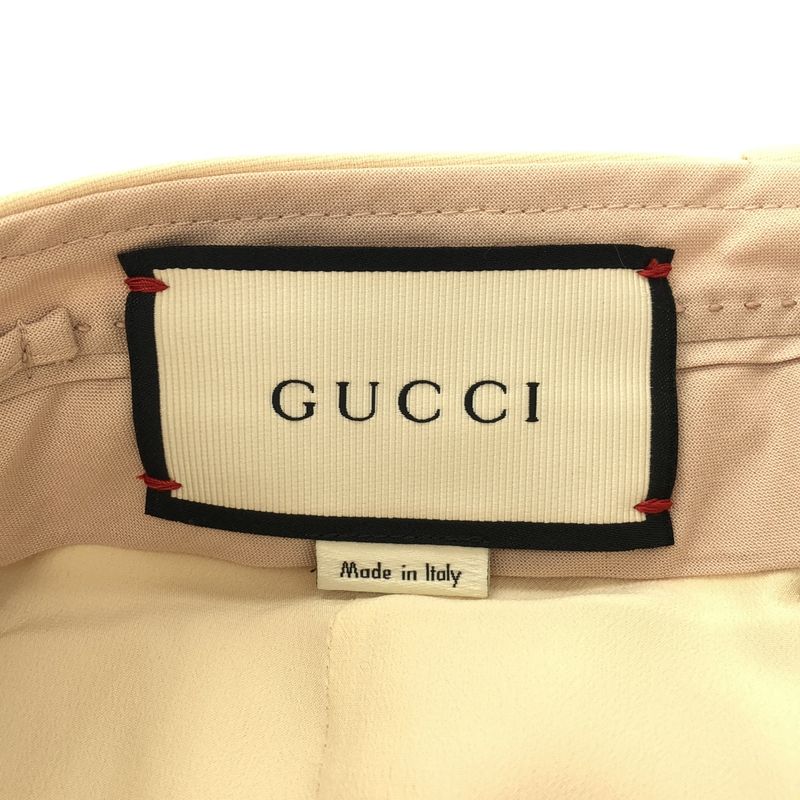 Gucci Love Embroidered Trousers Pants Ivory 42
