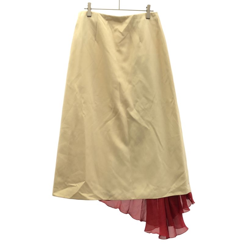 Gucci Zip Up Long Skirt Ivory 40