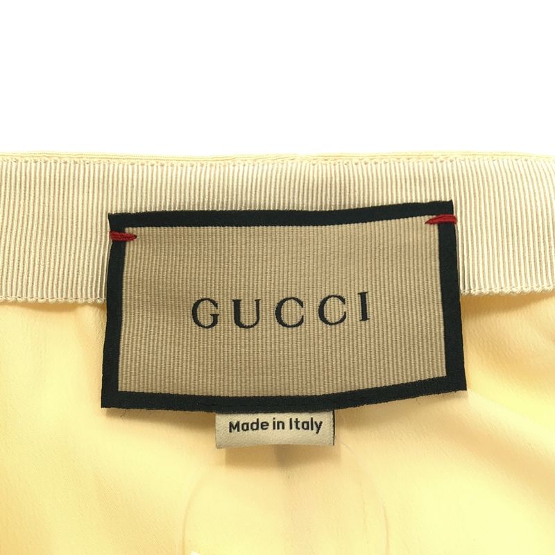 Gucci Zip Up Long Skirt Ivory 40