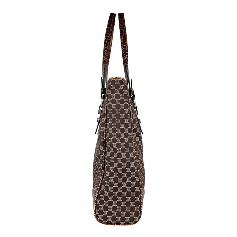 Celine Handbag Macadam Leather Canvas