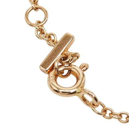 Tiffany & Co. T-toe Circle 18K Yellow Gold Diamond Mother of Pearl