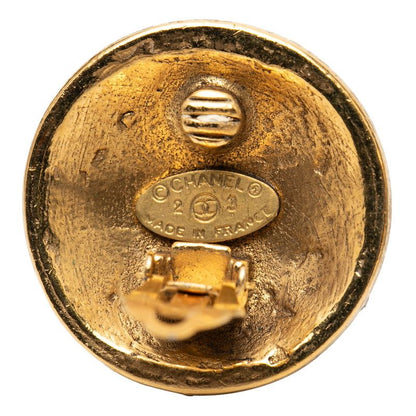 Chanel CC Logo Gold Plated Ring